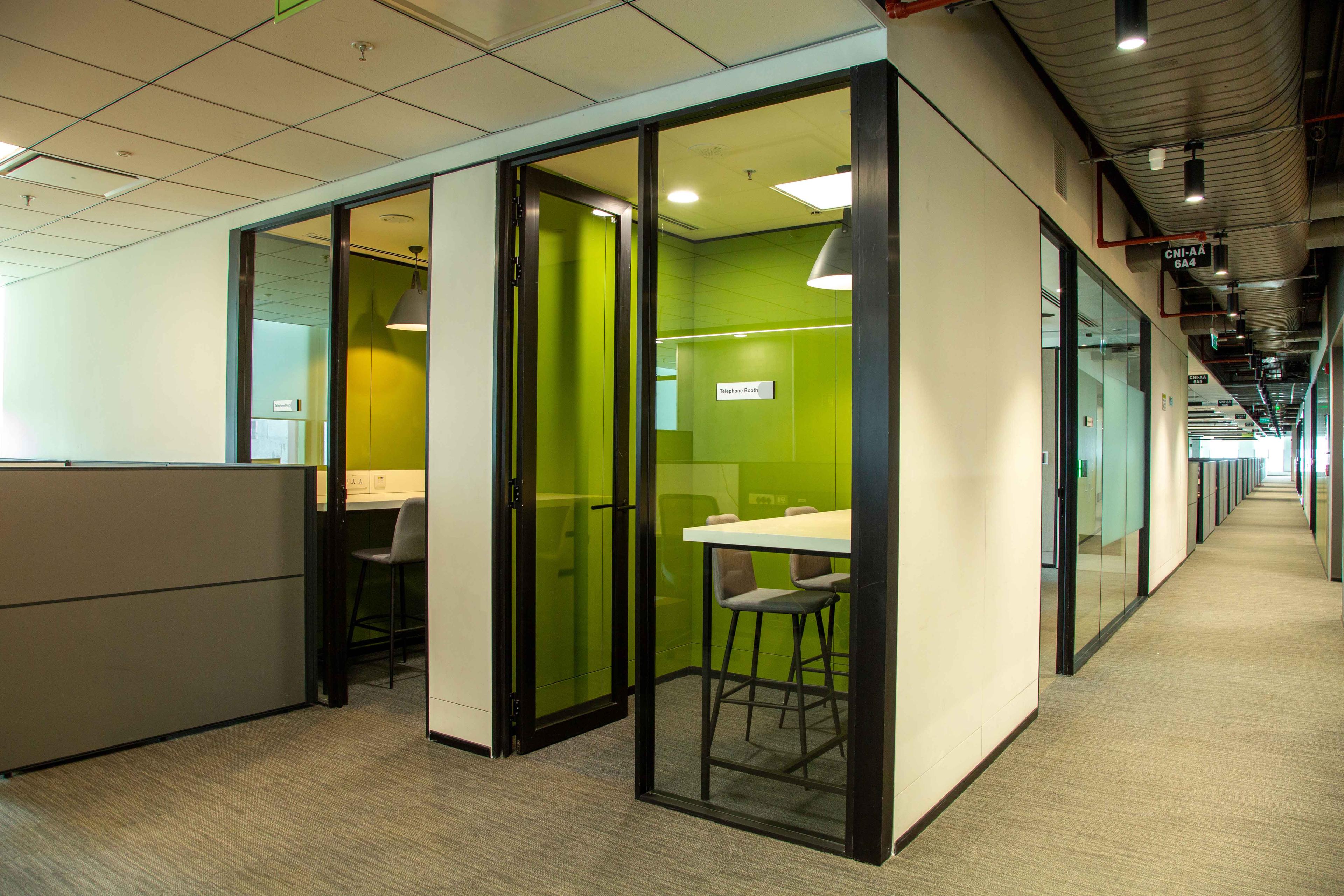 caterpillar phone booth