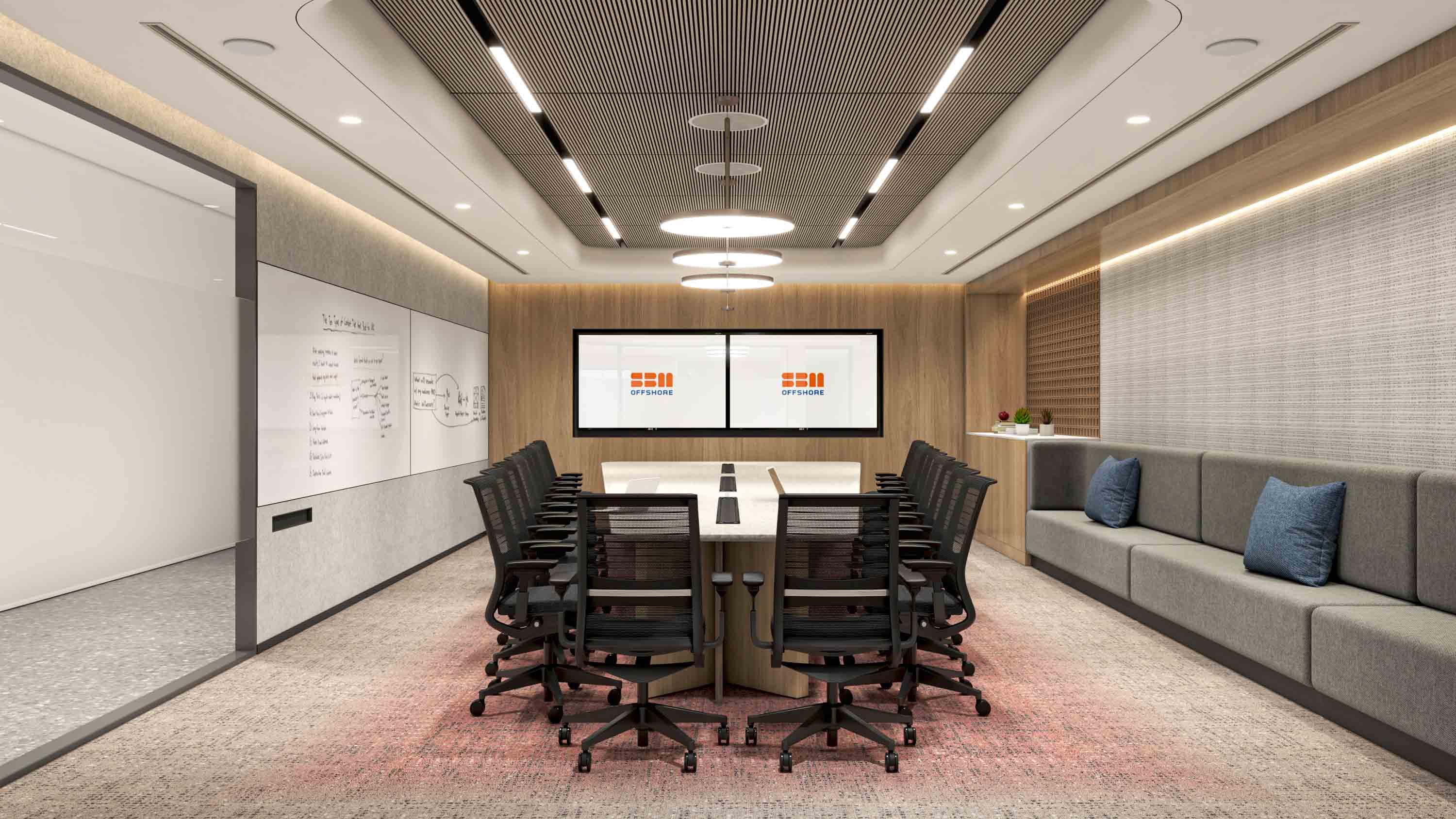 SBM Offshore Bangalore workplace design 1